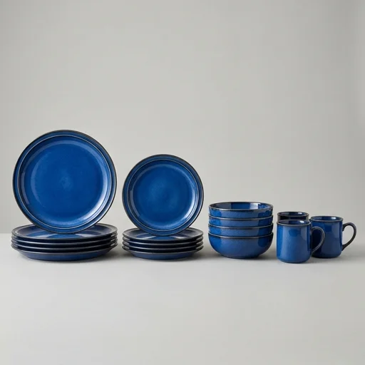 Denby Imperial Blue Dinner Set