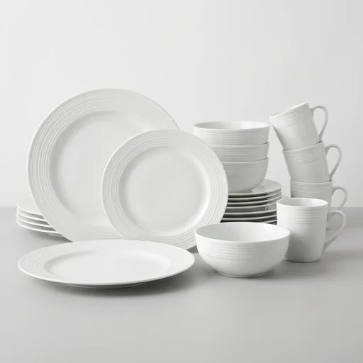 Martha Stewart Collection Whiteware Dinnerware Set